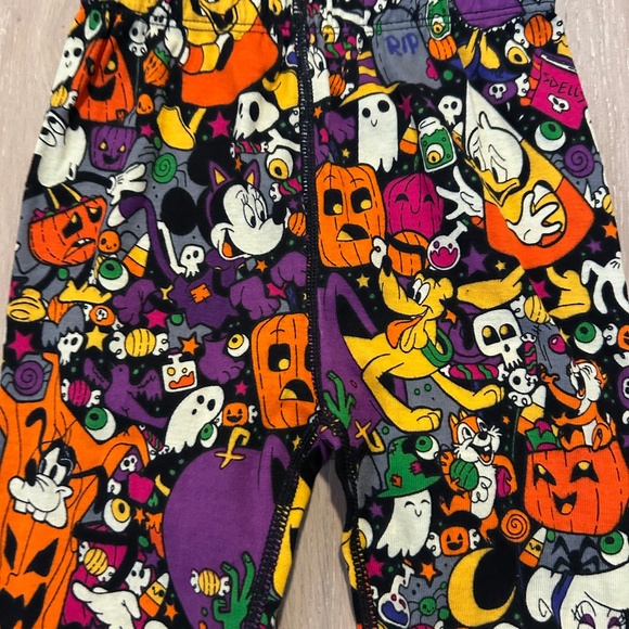Disney Halloween Organic Cotton Pajama Bottoms for Kids Size 2 Unisex! - Picture 3 of 5